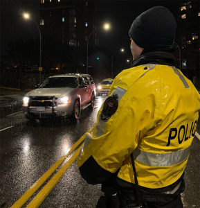 VicPD Traffic officer on the lookout for impaired drivers during the 2019 holiday season