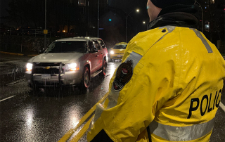 VicPD Traffic officer on the lookout for impaired drivers during the 2019 holiday season